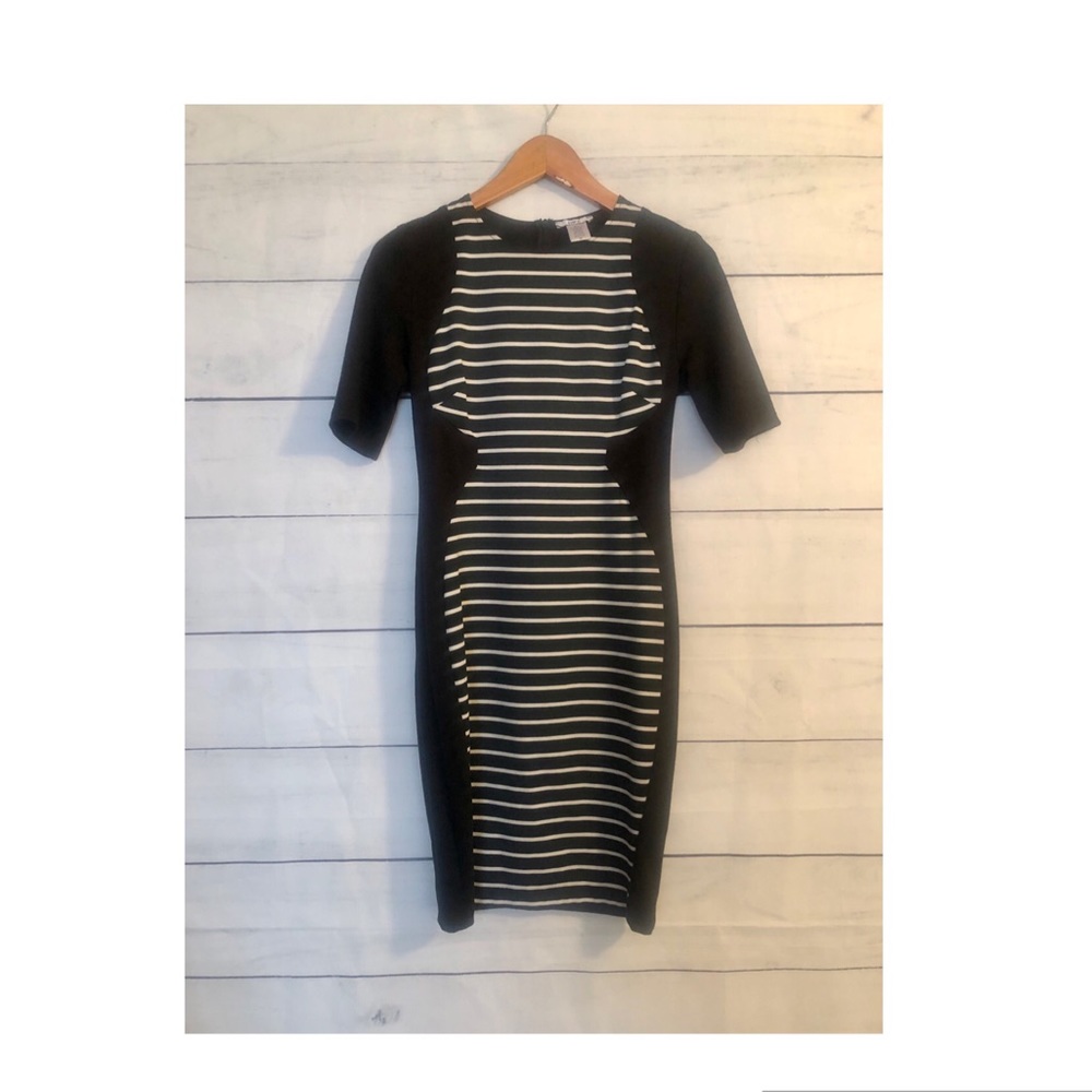 BAR III Bodycon Stripe Dress